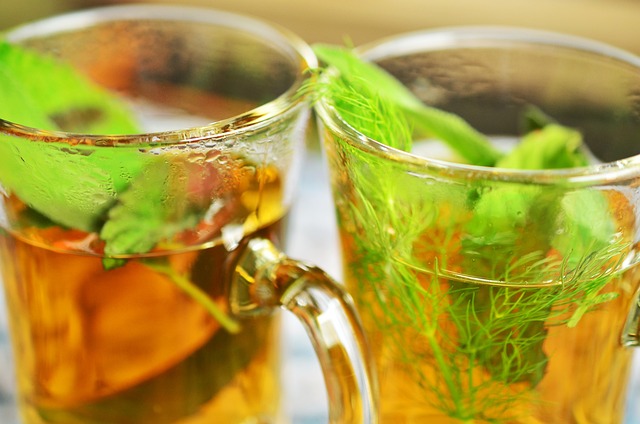 Drinks infused with herbs 