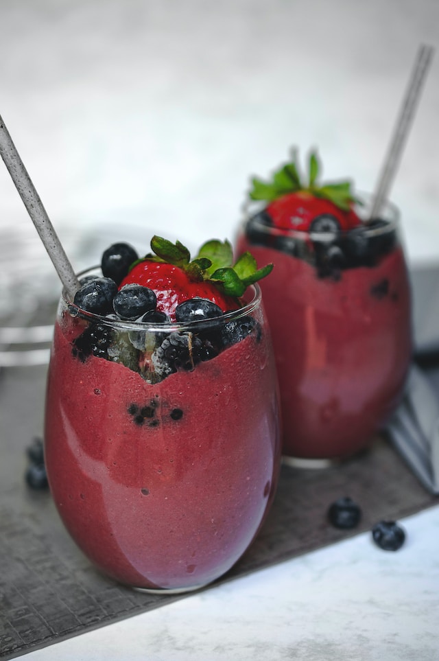 Assorted berries smoothie